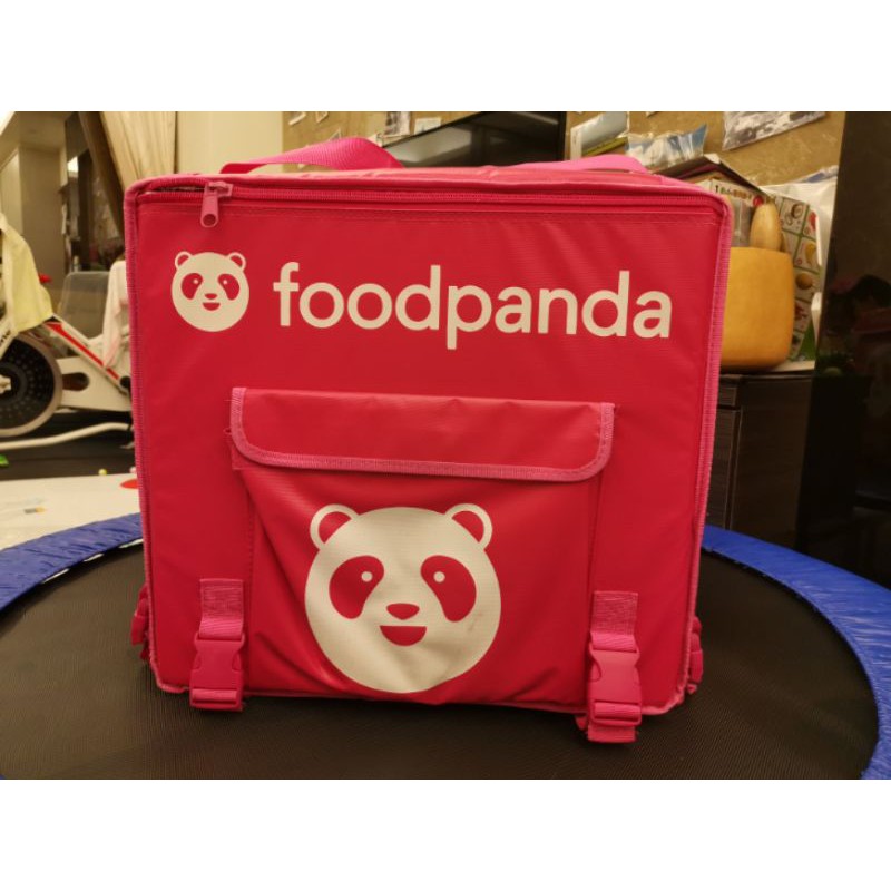 (二手) FoodPanda 熊貓大箱9.5成新-附6格杯架 限面交