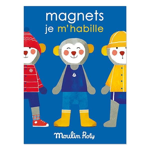 法國 Moulin Roty - 磁鐵書遊戲(天氣與穿著)