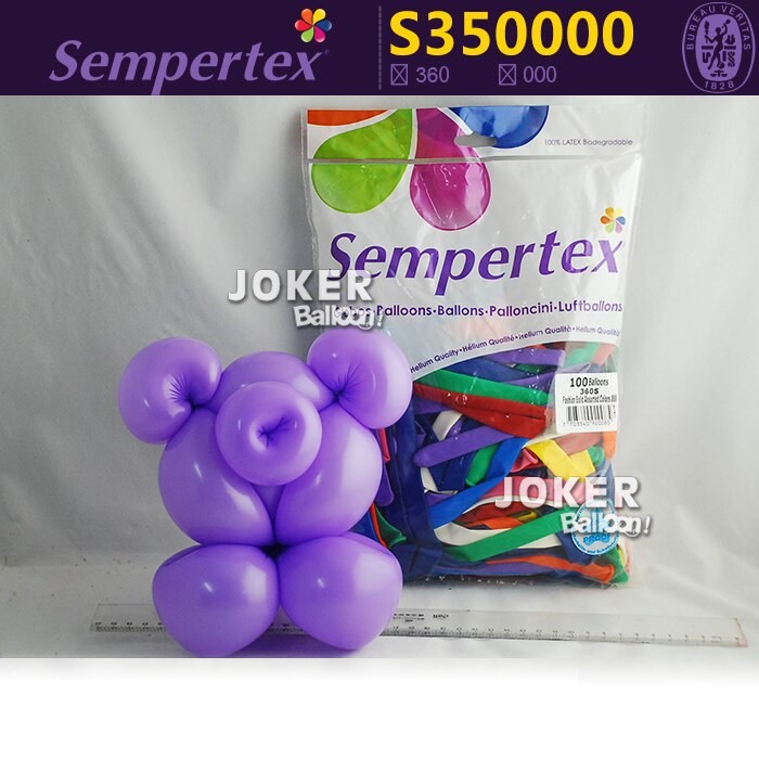 【Joker balloon】Sempertex氣球(S360)s牌360汽球標準色 造型氣球50入【歡樂揪客】