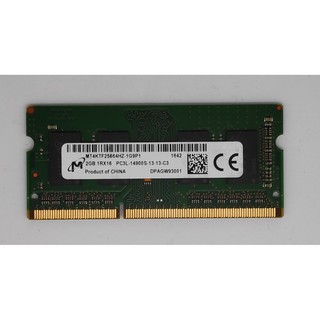 Micron 美光 2GB 1Rx16 PC3L-14900S-13-13-C3 DDR3 SO-DIMM (二手良品)