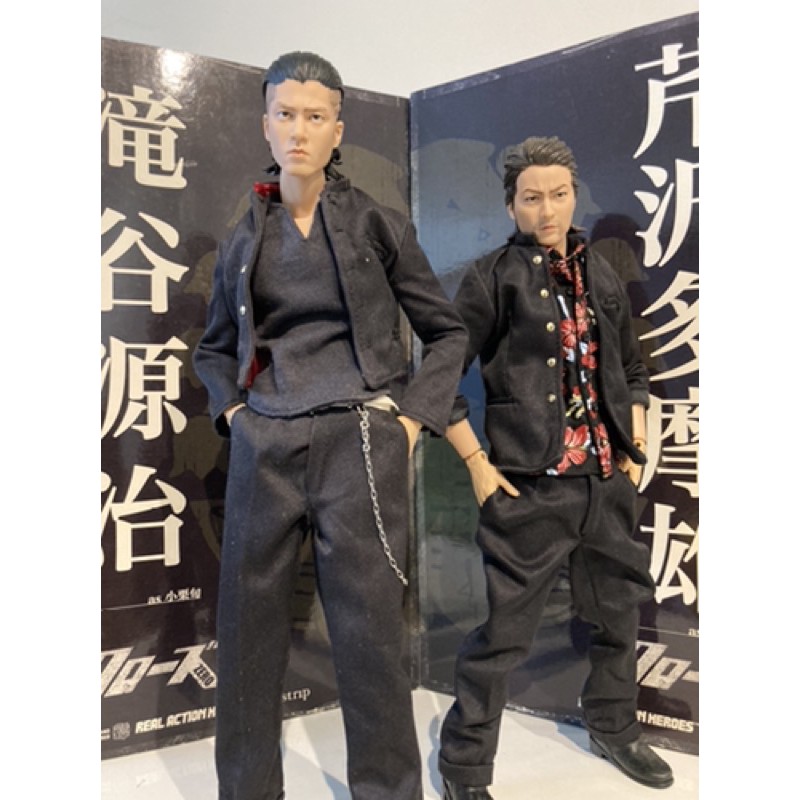 現貨 Medicom Rah 極惡王熱血高校zero 鈴蘭小栗旬瀧谷源治1 6 蝦皮購物