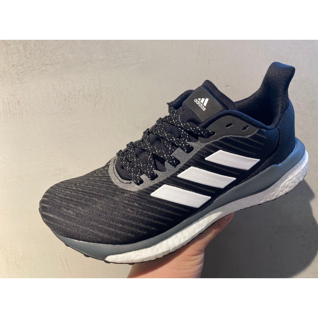 ADIDAS SOLAR DRIVE 19 女 慢跑鞋 黑白 休閒鞋 運動 透氣 跑步 訓練 EH2598