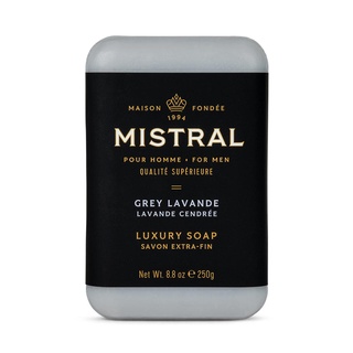 美國 Mistral 莊園薰衣草 紳士香水皂（沐浴香皂 香水肥皂香氛皂沐浴皂 男士男性男生香氛古龍皂 男 沐浴乳沐浴露