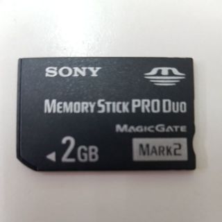 良品 附收納盒 SONY MS PRO Duo 2GB Mark2高速版記憶卡