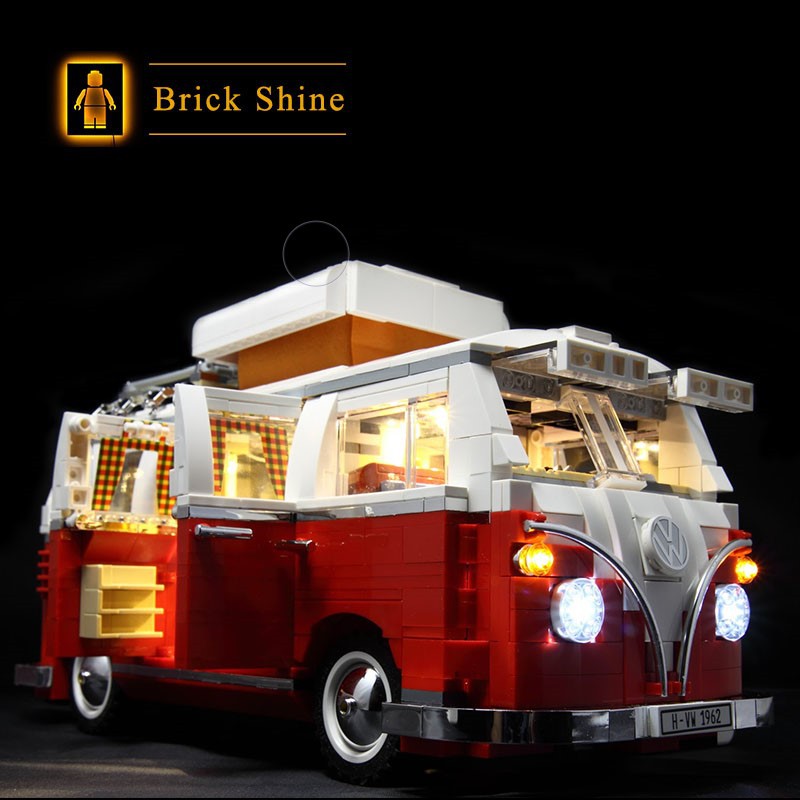 現貨【BRICK SHINE】【燈組】無主體 適用 樂高  LEGO 10220  福斯露營車 T1  全新未拆 BS燈