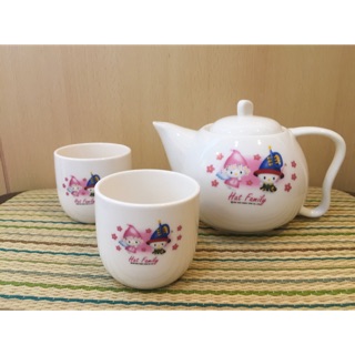 Hello kitty 陶瓷茶具組