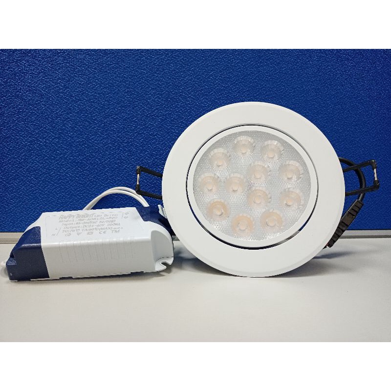 9.5cm 崁孔 12珠 12W LED崁燈 OSRAM光源 / IEC無藍光危害 / CNS認證 可調角度