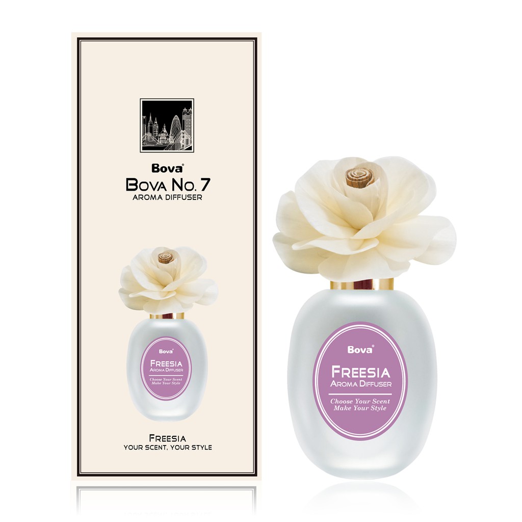 【官方現貨】法柏Bova 小蒼蘭 花漾No.7 香氛 擴香瓶 100ml 永生花 居家香氛
