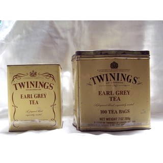 Twinings Earl Grey Tea 唐寧 皇家伯爵茶 紅茶空罐 2個一起賣