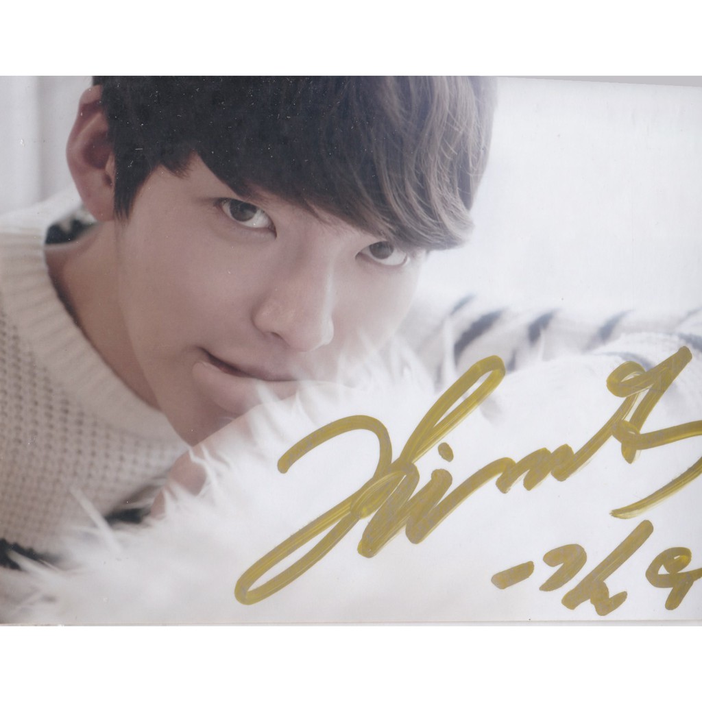韓舖小棧 親筆簽名照 金宇彬 2016 김우빈 電影 大勢偶像 繼承者們 4x6 簽名照 C款