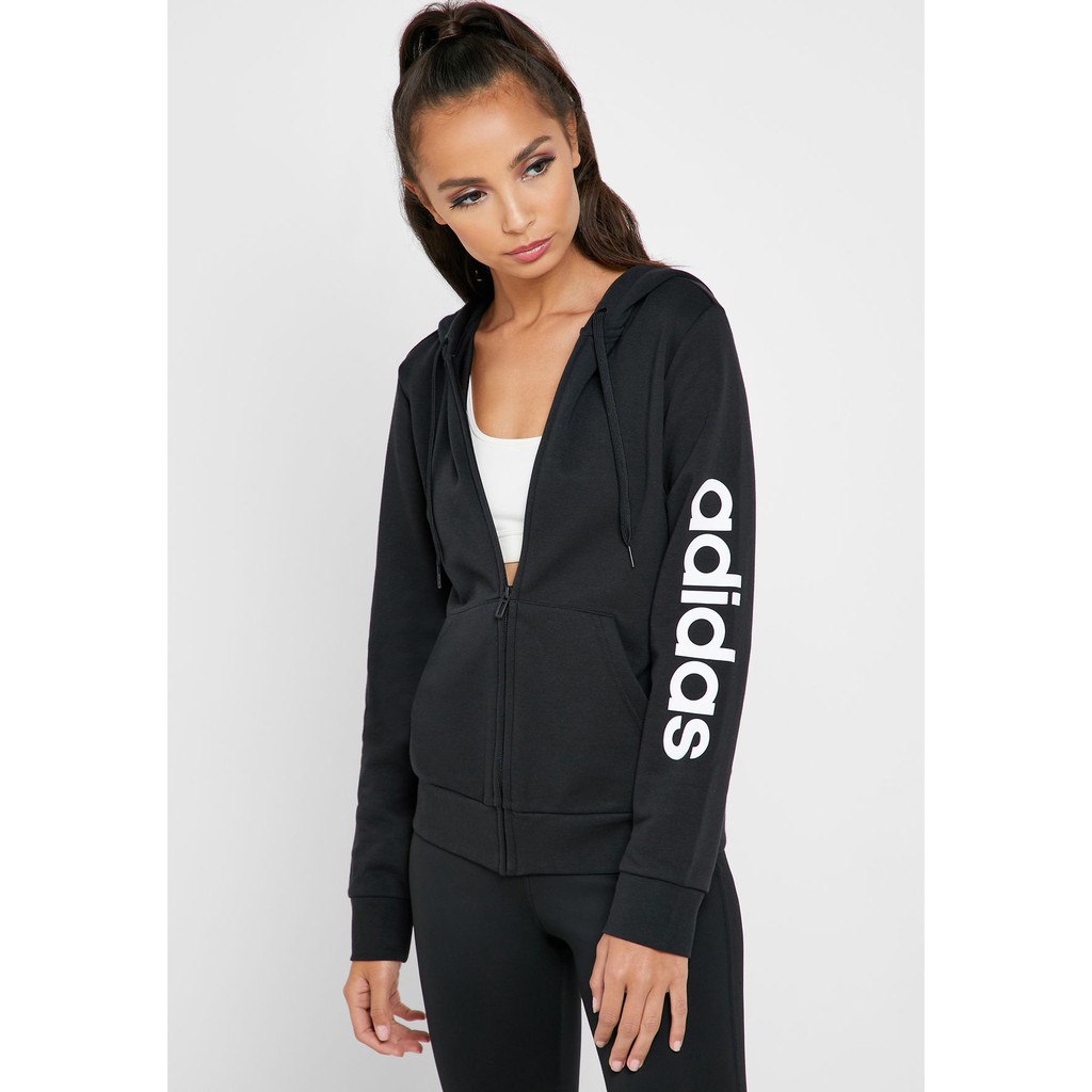 adidas essential linear hoodie