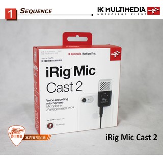 【爵士樂器】IK Multimedia iRig Mic Cast 2 磁吸式錄音麥克風