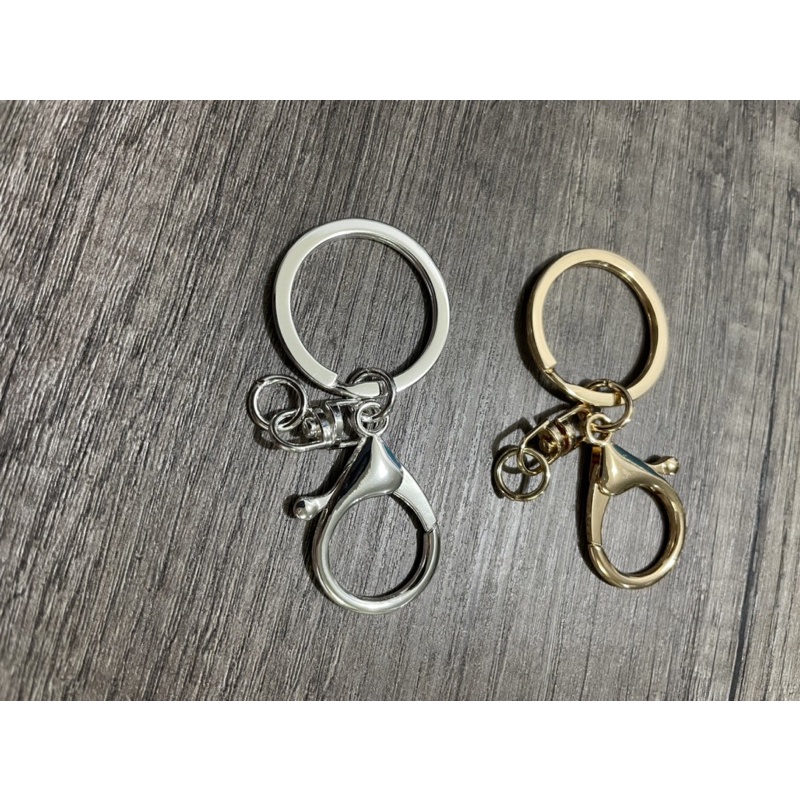 DIY配件 星星鑰匙圈 愛心鑰匙圈 金屬鑰匙圈 8字鑰匙圈 龍蝦扣 三環鑰匙圈