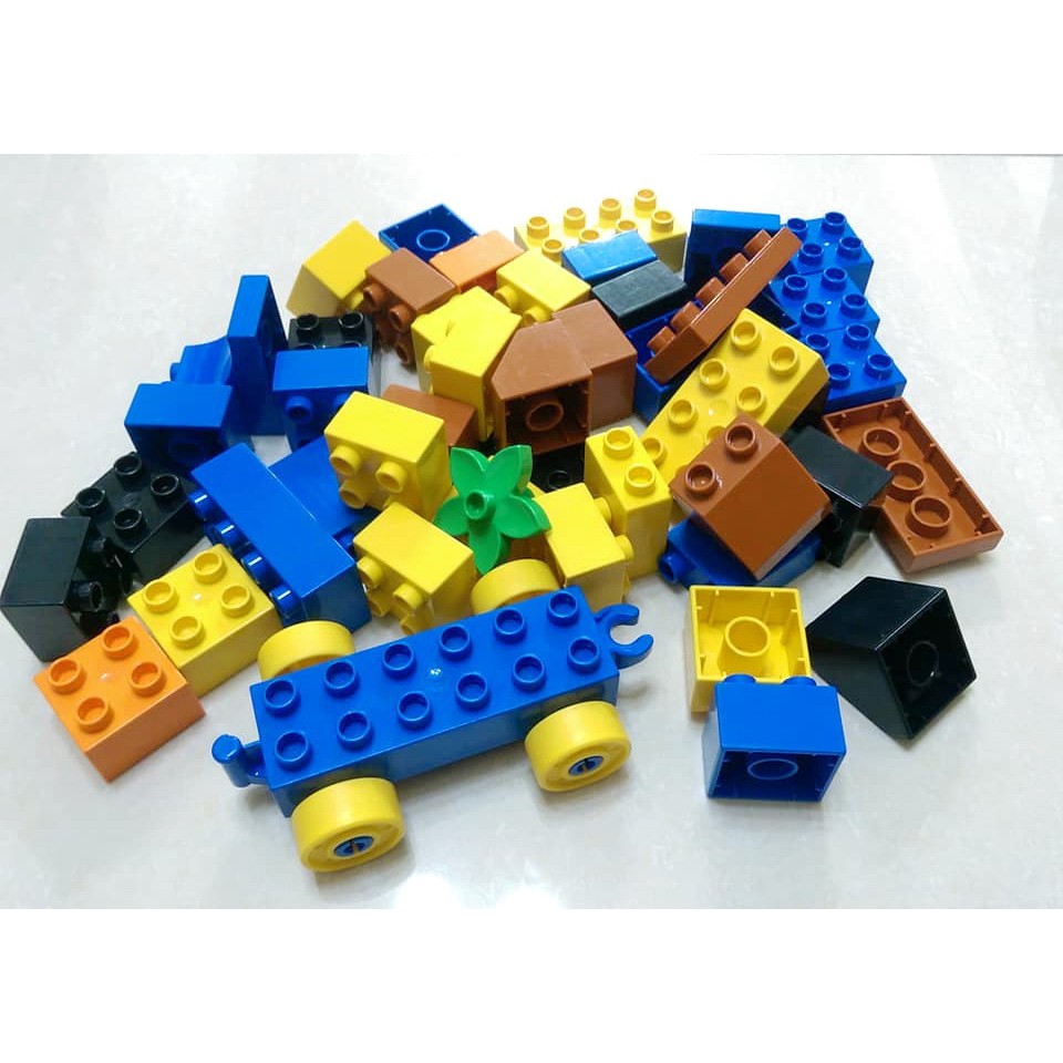 Lego 二手得寶~10  Duplo 秤重基本磚 大顆粒 正版樂高 車車零件 大 積木