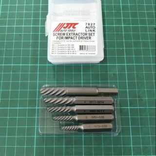 【現貨】JTC-7827 衝擊起子用 反牙螺絲攻（5PCS)