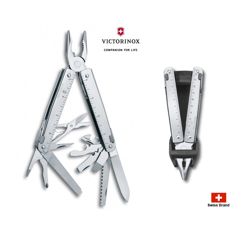 Victorinox瑞士維氏SWISSTOOL X 尺規工具鉗硬殼組 ,28用瑞士刀瑞士鉗瑞士製造【3.0327.H】