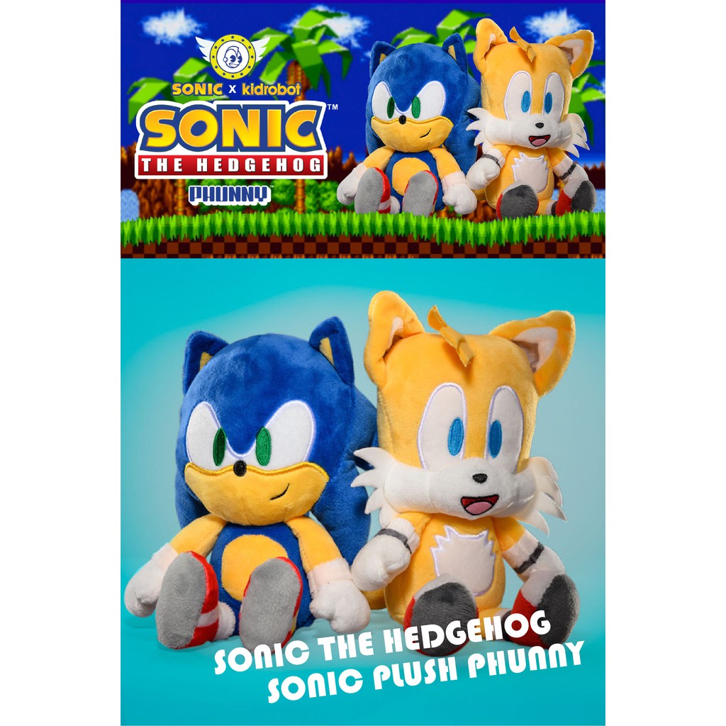 美國代購 Kidrobot 音速小子娃娃sonic 索尼克塔爾斯狐狸公仔音速小子娃娃 蝦皮購物