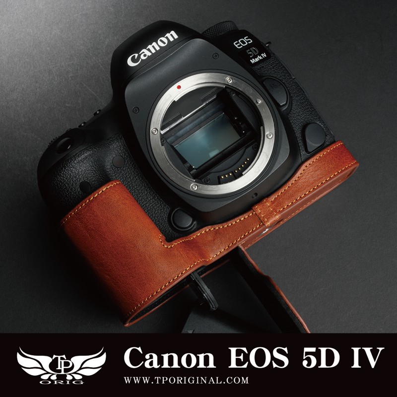 【台灣TP】 Canon EOS 5D Mark IV  5D4  專用 開底式真皮底座 牛皮