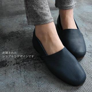 手工真皮鞋recipe 超舒服萬搭平口軟軟懶人鞋踩跟鞋 蝦皮購物