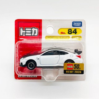 【現貨】TOMICA 多美小汽車 NO.84 凌志 LEXUS RC F 吊卡 白色 2020 新車貼