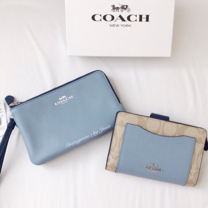 美國正品🇺🇸 Coach 春夏新品 女款短夾 / 雙層手拿包