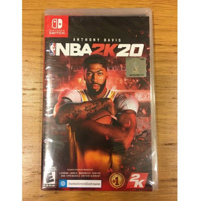 【柯p遊戲館🌈】現貨NS Switch NBA 2K20 一般版 中文版 另可加購記憶卡