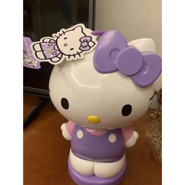 hello kitty 紫色 葡萄蒟蒻 造型桶 空桶