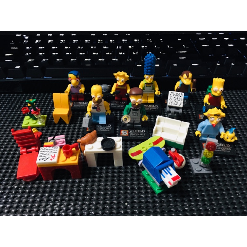 樂高 LEGO 辛普森 全家 minifigures 無盒無袋 絕版稀有品
