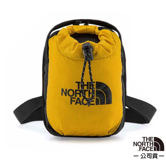 【美國 The North Face】超輕量+耐磨 抽繩休閒單肩包/貼身隨身袋.側背包.束口提袋_黃_52RY