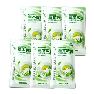 《臺塑生醫》Dr's Formula草本敏護-抗菌防黴洗衣精1kgx6包