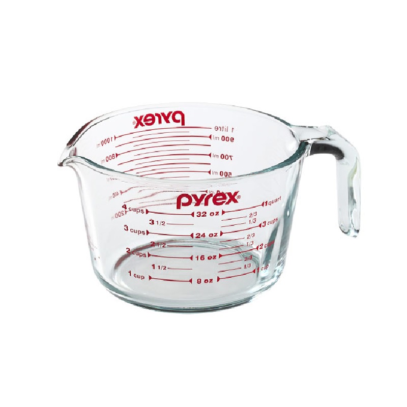 康寧Pyrex 單耳量杯1000ml-1PC個 x 1【家樂福】