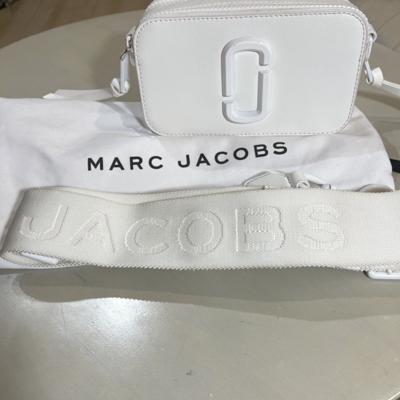 二手marc Jacobs 全白相機包mj相機包可議價 蝦皮購物
