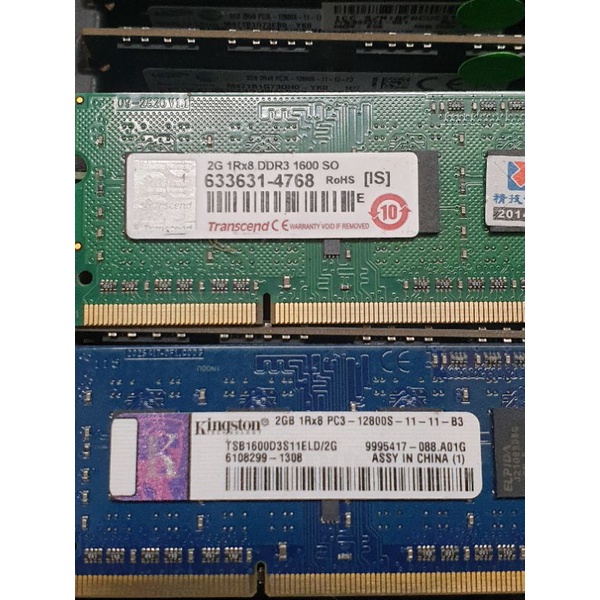 含稅 創見 金士頓 威剛 十銓  DDR3 1600 2G 12800 2GB 筆電專用記憶體原廠終身保固 07R033