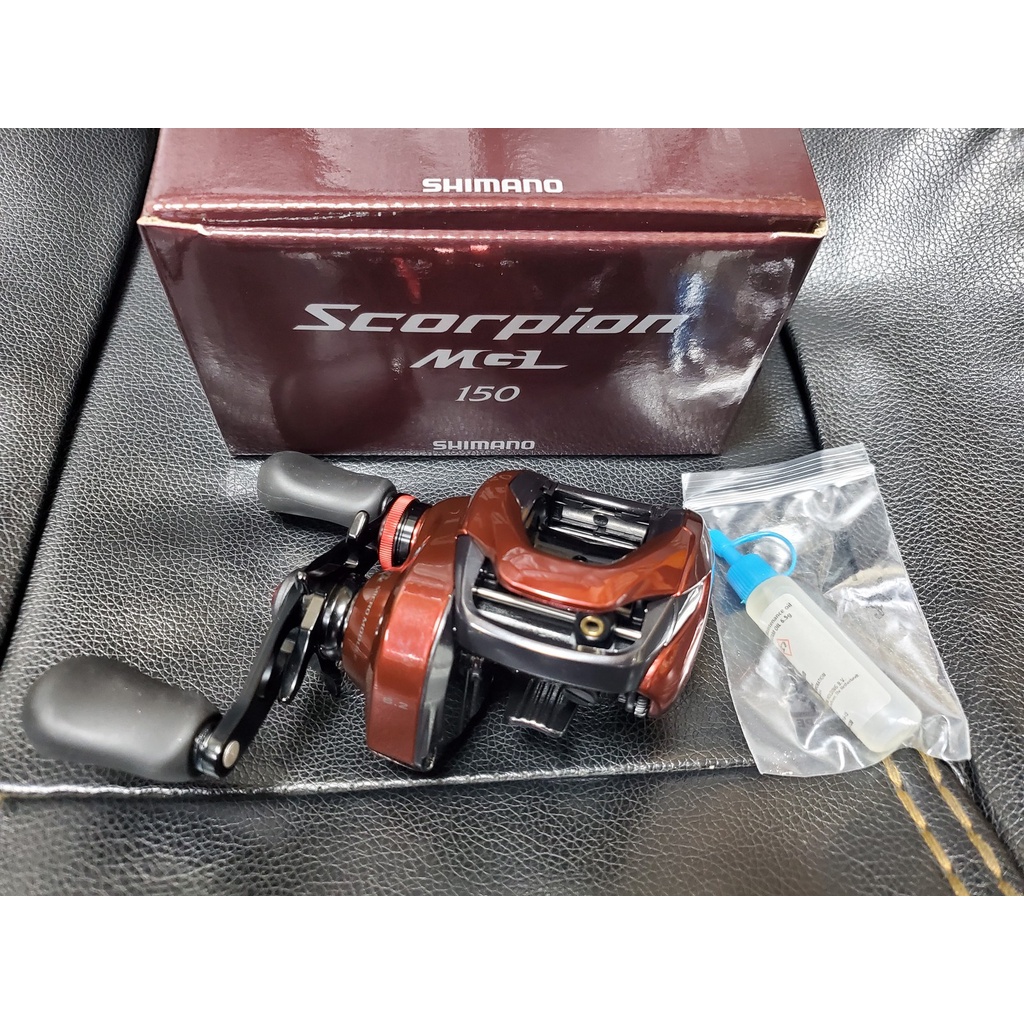 釣魚 日本 19 SHIMANO SCORPION MGL 150 梭式兩軸捲線器 紅蠍 小烏龜 路亞