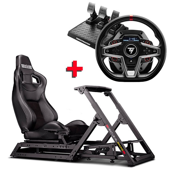T248方向盤組+NLR Wheel Stand 2.0+GTSEAT ADDON 賽車椅+賽車架【電玩國度】預購商品