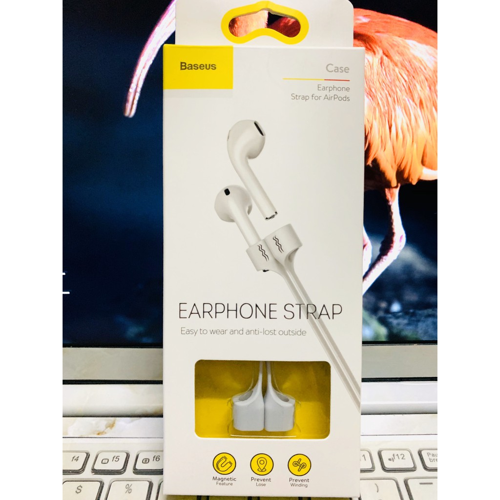 正版 Baseus 倍思 蘋果藍芽耳機 Airpods Earphone Strap 防丟繩 耳機掛繩 磁吸式