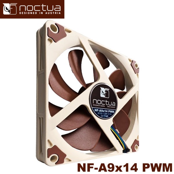 【3CTOWN】含稅 Noctua貓頭鷹 NF-A9x14 PWM 92mm SSO2 磁穩軸承超薄扇