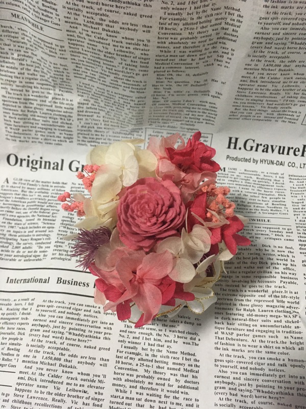 永生花不凋花粉嫩色系桌飾情人節禮物 蝦皮購物