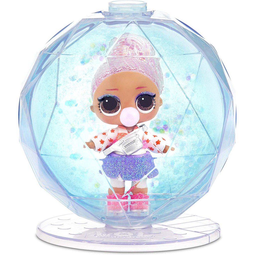 lol winter disco glitter globe