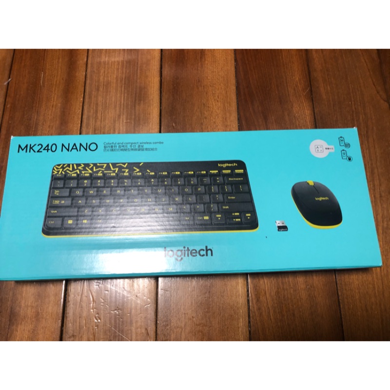 羅技MK240 NANO無線鍵盤滑鼠組合