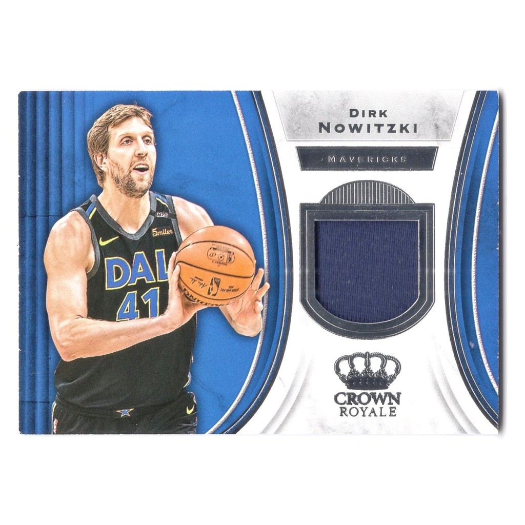 諾威斯基 Dirk Nowitzki 皇冠Crown Royale傳奇系列球衣卡 NBA 球員卡 球衣卡 球衣