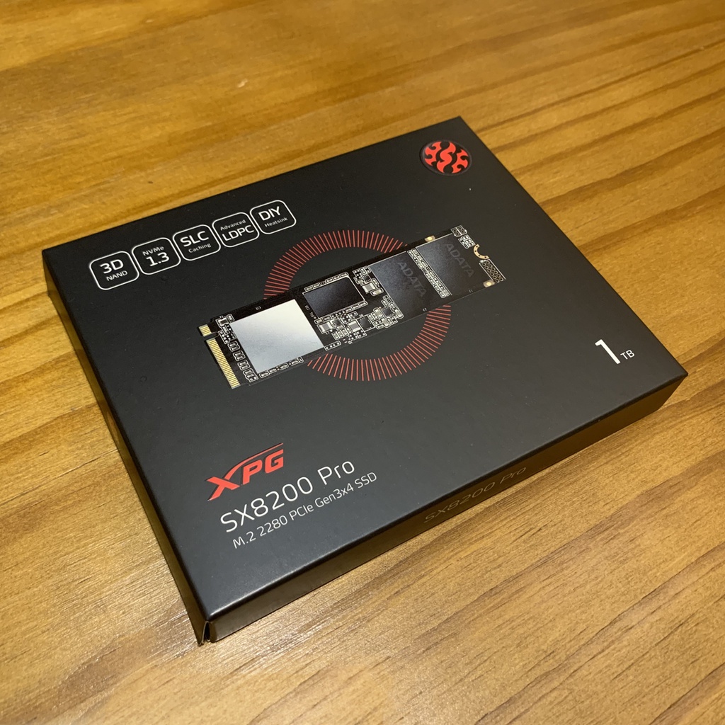 【售】二手 威剛 固態硬碟 XPG SX8200 Pro SSD【1TB】M.2 PCle 2280 A1502