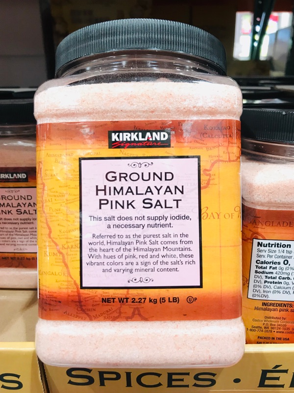 COSTCO 好市多代購 科克蘭喜馬拉雅山粉紅鹽 (研磨) 2268公克 #1120945 玫瑰鹽