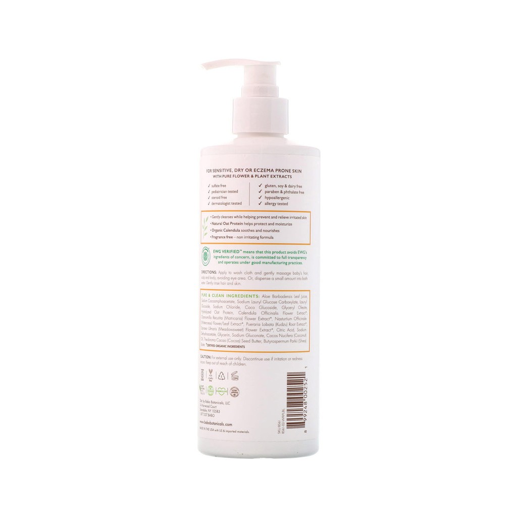 babo botanicals baby shampoo
