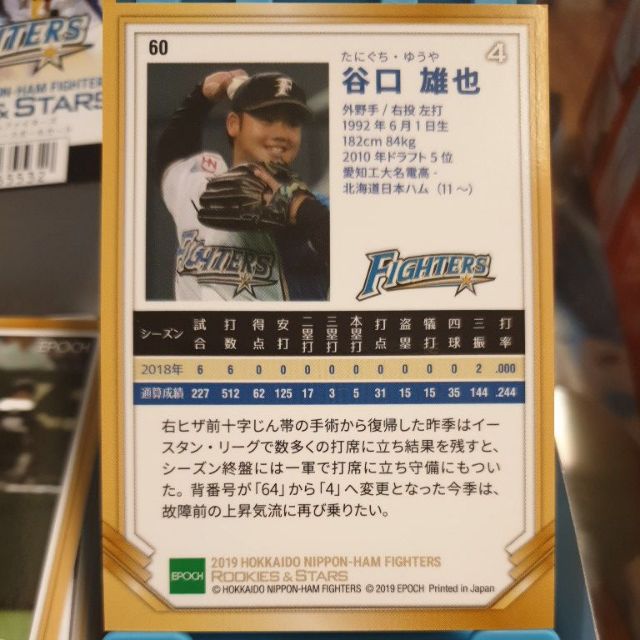 19北海道日本火腿谷口雄也004 蝦皮購物