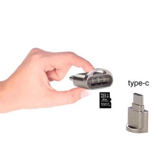 品名: 鋅合金type-c microSD/tf手機讀卡機usb3.1多功能type-c otg讀卡機(顏色隨機)(su