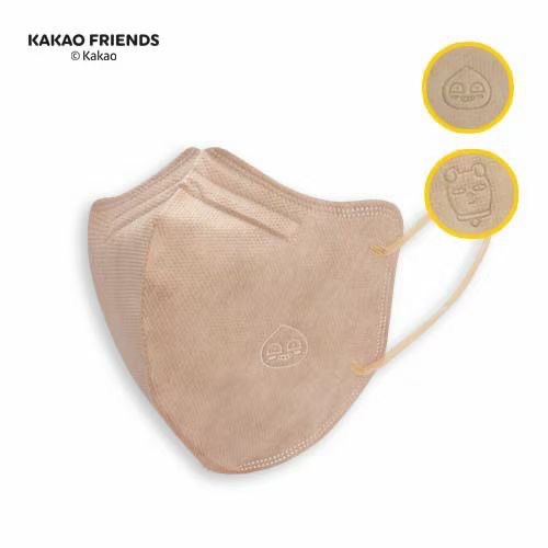 現貨🌈快速出貨 100%韓國製KAKAO FRIENDS高效過濾V型小臉KF94立體口罩 APEACH屁桃四色可選