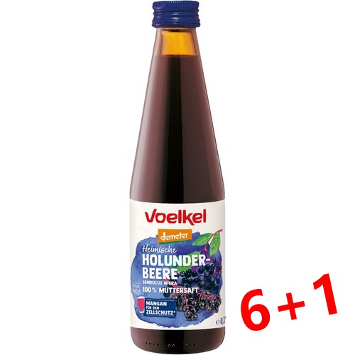 (買6送1) Voelkel 維可 接骨木汁 330ml/瓶 demeter認證（效2024/11月）