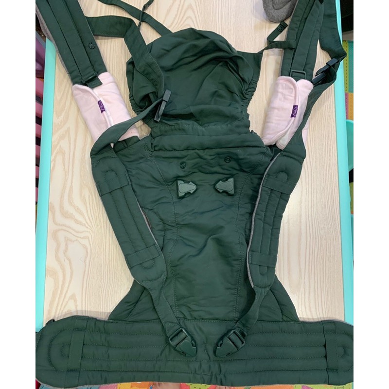 英國WMM pap 3p3式寶寶揹巾揹帶二手（附收納袋、嬰兒坐墊）