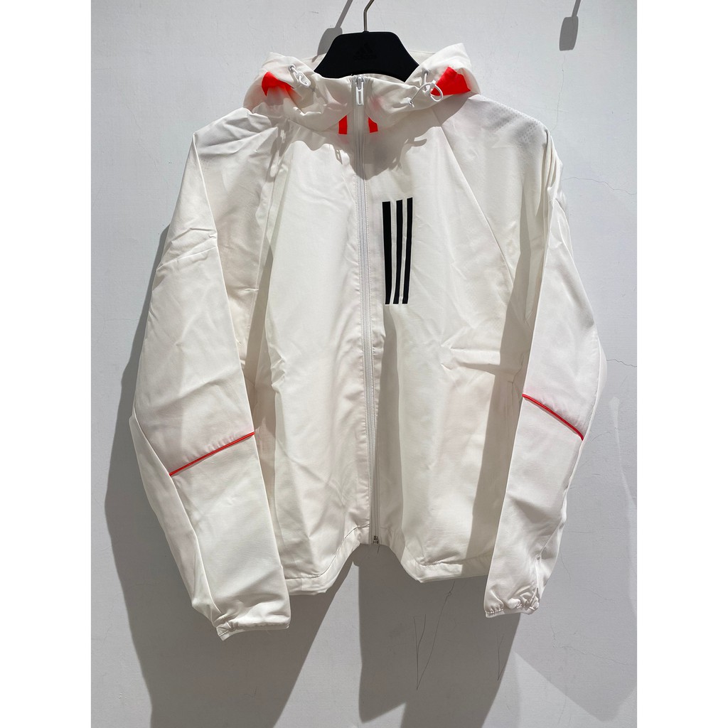 ADIDAS 女 專業運動 訓練 W.N.D. 運動外套 白 穿搭 透氣 休閒外套 GF0131